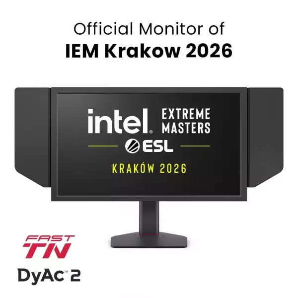 Монитор BenQ ZOWIE XL2586X+, 24.1", 600Hz, FHD FAST TN, For Esports, CS2, Valorant, DyAc 2, Shield, S Switch, Black eQualizer, Color Vibrance, LBL, Flicker-free, K Locker, XL Setting to Share, 3x HDMI (2.1), DP (1.4), 3.5 Jack, Swivel, Tilt, Height adj. 155mm