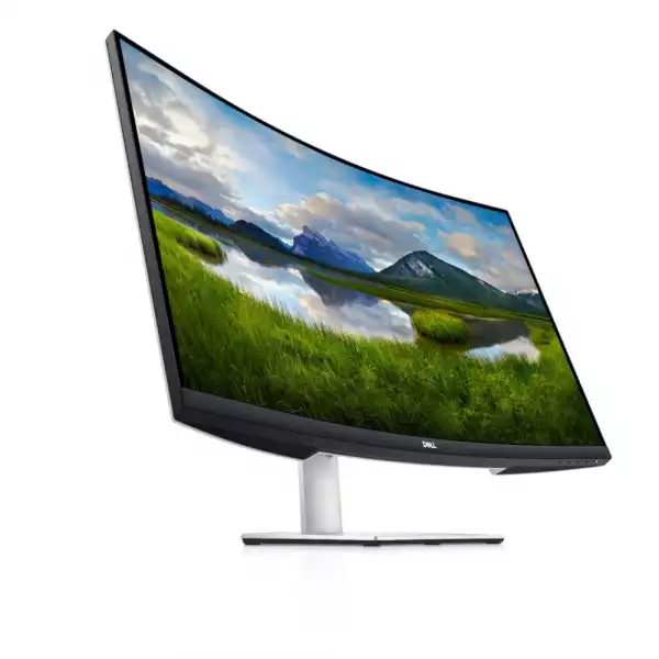 Монитор Dell S3221QS, 32" Curved 4K AG, VA, 4ms, 3000:1, 300 cd/m2, UHD (3840x2160),  AMD Radeon FreeSync, 99% sRGB, HDMI, DP, USB 3.0 hub, Speakers,  Audio Line-out, Height Adjustable, Tilt, Black