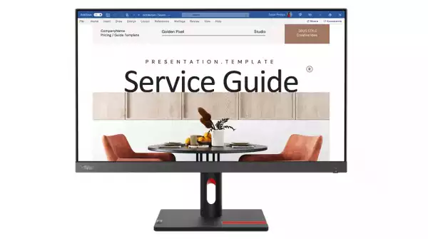 Монитор Lenovo ThinkVision S24i-30 23.8" IPS, WLED, 16:9, 1920x1080, 6ms, 1300:1, 100Hz, HDMI, VGA, Tilt Stand