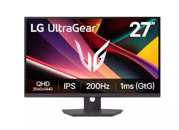 Монитор LG 27G610A-B, UltraGear 27" IPS, AG, 1ms (GtG), 200Hz, 1000:1, HDR400, sRGB 99%, 400cd/m2, QHD 2560x1440, NVIDIA G-SYNC, AMD FreeSync, HDMI, DisplayPort, Headphone Out, Reader mode, Tilt, Swivel, Height Adjustable, Pivot, Black Монитор LG 27G610A-B, UltraGear 27" IPS, AG, 1ms (GtG), 200Hz, 1000:1, HDR400, sRGB 99%, 400cd/m2, QHD 2560x1440, NVIDIA G-SYNC, AMD FreeSync, HDMI, DisplayPort, Headphone Out, Reader mode, Tilt, Swivel, Height Adjustable, Pivot, Black