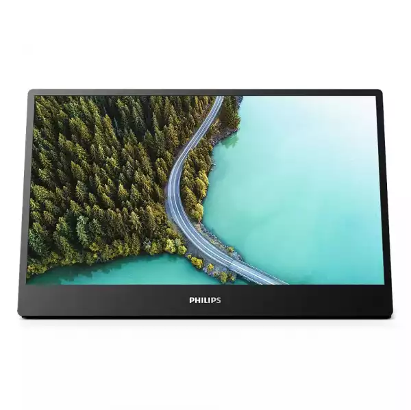Монитор Philips 16B1P3302D, 15.6" IPS WLED, 1920x1080@@60Hz, 5ms GtG, 250cd m/2, 700:1, DCR 20M:1, FlickerFree, Low Blue Light, Tilt, Pivot 2xUSB-C
