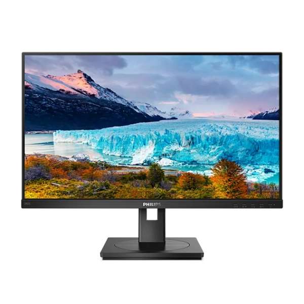 Монитор Philips 242S1AE, 23.8" IPS WLED, 1920x1080@@100Hz, 4ms GtG, 300cd m/2, 1000:1, 50m:1 DCR, Adaptive Sync, FlickerFree, Low Blue Mode, 2Wx2, Tilt, Height Adjust, Pivot, Swivel, D-SUB, DVI, HDMI, DP