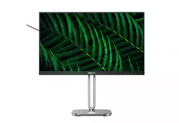 Монитор Philips 24B2G5200, 23.8" IPS WLED, 1920x1080@@100Hz, 4ms GtG, 300cd m/2, 1000:1, 50M:1 DCR, Adaptive Sync, FlickerFree, Blue Light tech., 3Wx2, Tilt, Height Adjust, Pivot, Swivel, D-SUB, HDMI, DP, USB hub