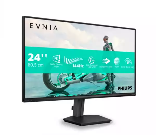 Монитор Philips 24M2N3200NF, 23.8" IPS WLED, 1920x1080@@144Hz, 4ms GtG, 0.5ms MPRT, 300cd m/2, 1000:1, Mega Infinity DCR, Adaptive Sync, FlickerFree, LowBlue Mode, Tilt, HDMI, DP