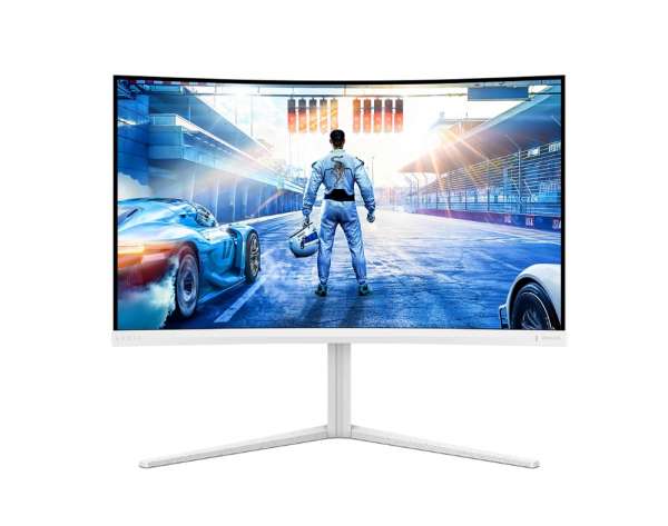 Монитор Philips 32M2C5501, 31.5" Curved 1500R VA WLED, 2560x1440@@180Hz, 1ms GtG, 0.5ms MPRT, 300cd m/2, 3500:1, Mega Infinity DCR, Adaptive Sync, FlickerFree, LowBlue Mode, Tilt, Height Adjust, Swivel, 2xHDMI, DP