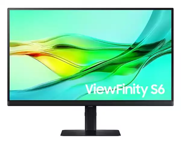 Монитор SAMSUNG LS27D600UAUXEN Viewfinity S6 27inch 16:9 2560x1440 IPS 5ms 100Hz HDR10 sRGB Pivot HDMI DP USBC LAN Daisychain KVM