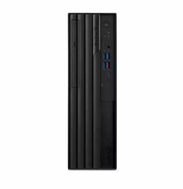 Настолен Компютър Acer Veriton, VX4720GT Intel Core i3-14100( up to 4.70GHz, 12MB), 16GB DDR5, 512GB SSD M.2, Intel UHD Graphics, TPM 2.0, GLAN, 300W 80PLUS Bronze, KBD& Mouse USB, Win 11 Pro, 3Y warranty