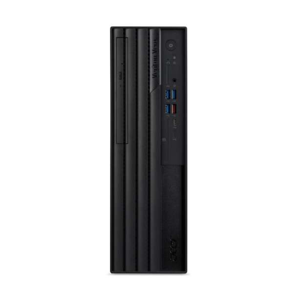 Настолен Компютър Acer Veriton VX4720GT, Intel Core i5-14500 (up to 5.00GHz, 24MB), 16GB DDR5, 512GB SSD M.2, Intel UHD Graphics, GLAN & TPM 2.0, 2x USB 3.2 Gen 1, Type A ports (PCIe x1 card), 300W 80PLUS Platinum, Kbd & Mouse USB, Win 11 Pro, 3Y