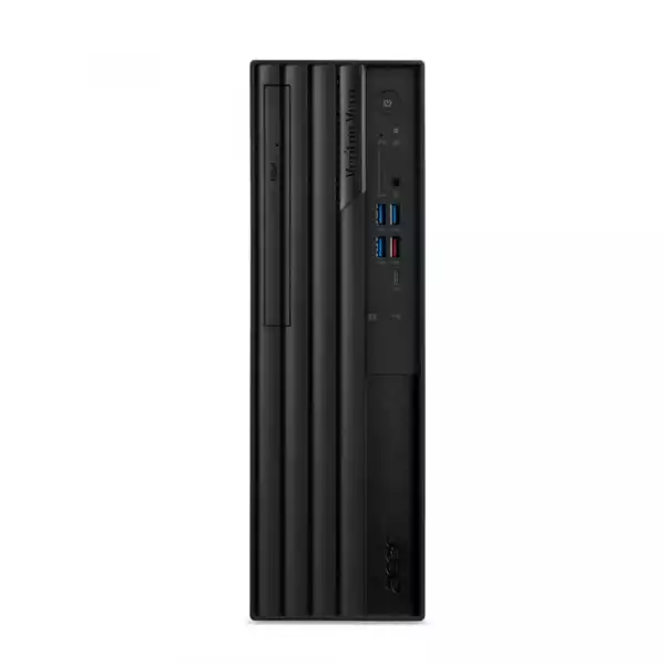 Настолен Компютър Acer Veriton VX4720GT Intel Core i3-14100 (up to 4.70GHz, 12MB), 1*8GB DDR5, 512GB SSD M.2, DVD+RW, Intel UHD Graphics, TPM 2.0, GLAN, 180W  80PLUS Bronze, KBD& Mouse USB, No OS, 3Y