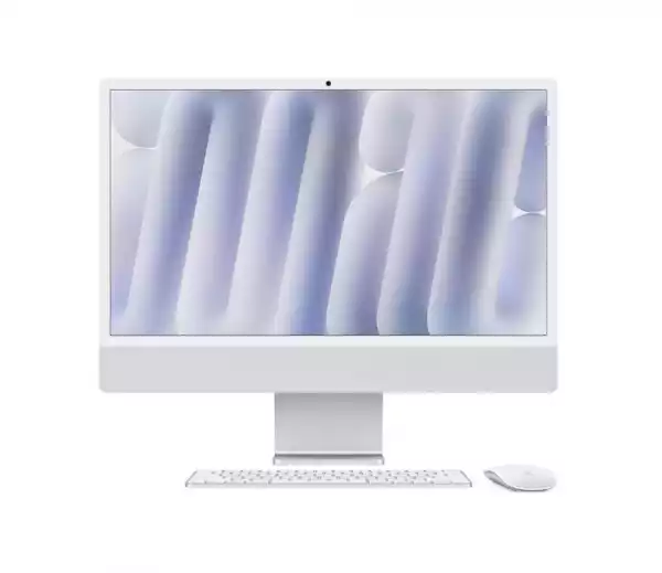 Настолен Компютър APPLE 24inch iMac with Retina 4.5K display: M4 chip with 10-core CPU and 10-core GPU 16GB 256GB SSD Silver