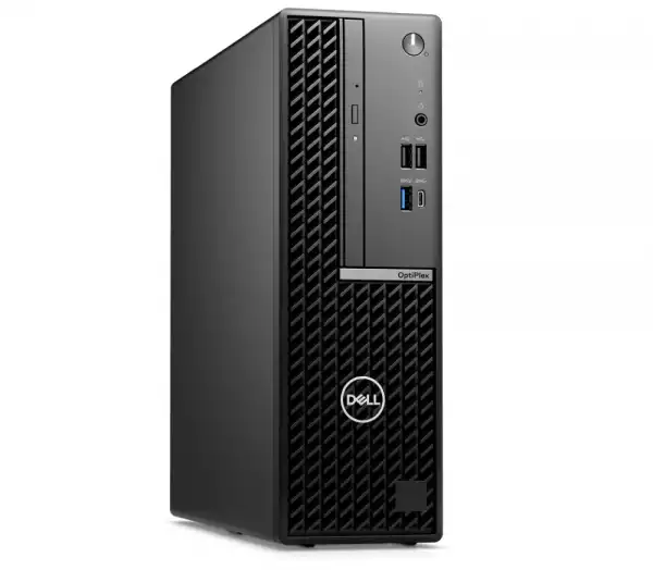 Настолен Компютър Dell OptiPlex 7020 SFF, Intel Core i3-12100 (12MB Cache, 4 cores, up to 4.3 GHz), 8 GB: 1 x 8 GB, DDR5, 512GB SSD PCIe NVMe M.2, Intel Integrated Graphics, Bulgarian Keyboard&Mouse, 180W, Ubuntu, 3Y PS