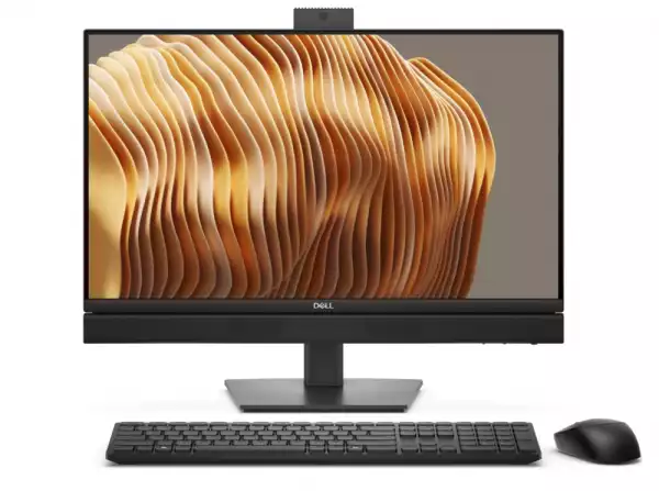 Настолен Компютър Dell Pro 24 All-in-One QC24251, Intel Core Ultra 5 235T (2.20 GHz, 24 MB), 23.8" FHD 1920x1080 100 Hz IPS AG, 1x16 GB DDR5 up to 5600 MT/s, 512GB SSD, Intel Graphics, Height Adjustable Stand, FHD HDR Cam, WiFi 6E+BT, Wireless Kb & Mouse, Ubuntu, 3Y PS Настолен Компютър Dell Pro 24 All-in-One QC24251, Intel Core Ultra 5 235T (2.20 GHz, 24 MB), 23.8" FHD 1920x1080 100 Hz IPS AG, 1x16 GB DDR5 up to 5600 MT/s, 512GB SSD, Intel Graphics, Height Adjustable Stand, FHD HDR Cam, WiFi 6E+BT, Wireless Kb & Mouse, Ubuntu, 3Y PS