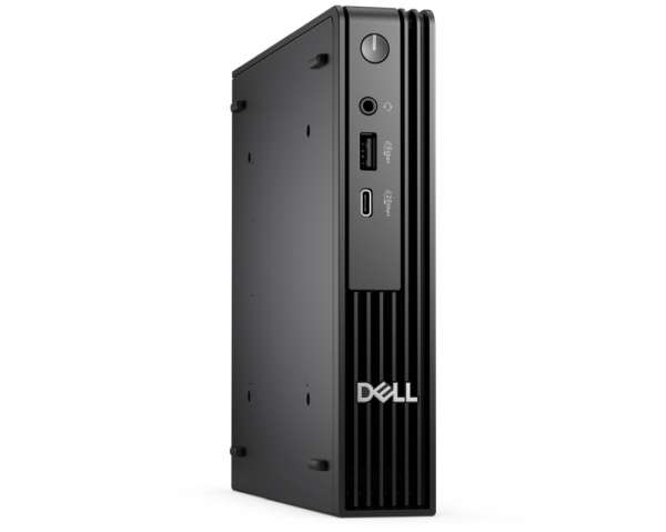 Настолен Компютър Dell Pro Micro QCM1250, Intel Core Ultra 5 235T (13 TOPS NPU, 14 cores, up to 5.0GHz), 16 GB: 1 x 16 GB, DDR5, up to 5600 MT/s, 512GB SSD, Integrated Graphics, Wi-Fi 6E, Keyboard&Mouse, 90W, Ubuntu, 3Y PS