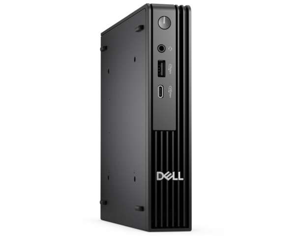 Настолен Компютър Dell Pro Micro QCM1255, AMD Ryzen 5 8500GE (6 cores, up to 5.0GHz), 16 GB: 1 x 16 GB, DDR5, up to 4800 MT/s, 512GB SSD, Integrated Graphics, Wi-Fi 6, Bulgarian Keyboard&Mouse, 65W, Ubuntu, 3Y PS