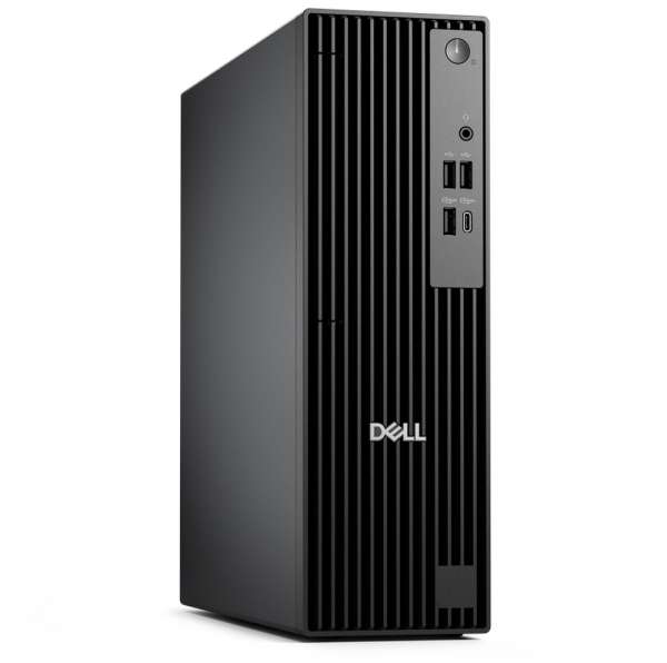 Настолен Компютър Dell Pro Slim QCS1250, Intel Core Ultra 5 235 (13 TOPS NPU, 14 cores, up to 5.0GHz), 16GB: 1 x 16GB, DDR5, up to 5600 MT/s, 512GB SSD, Integrated Graphics, Wi-Fi 6E, Keyboard&Mouse, 180W, Ubuntu, 3Y PS