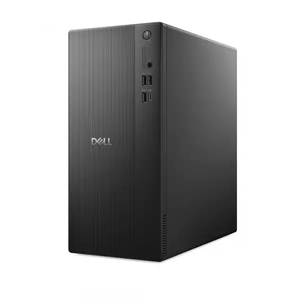 Настолен Компютър Dell Tower ECT1250, Intel Core i3 14100 (12 MB cache, 4 Cores, up to 4.7GHz), 8GB, 8GBx1, DDR5, 4800MT/s, 512GB SSD PCIe M.2, Intel UHD Graphics 730, Wi-Fi 6, Keyboard&Mouse, 180W,  Ubuntu, 3Y BO