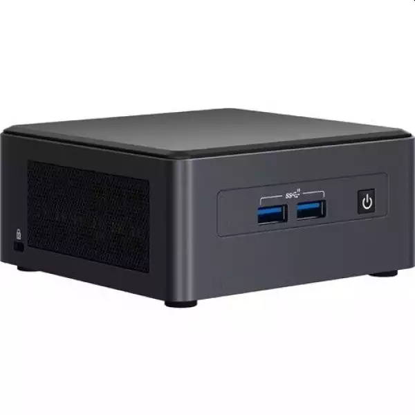 Настолен Компютър Intel NUC 11 Pro Kit NUC11TNHv7, EU cord, i7 vPro Processor with Irix Xe graphics, dual M.2 slot, 2.5" SATA slot, 2xHDMI, 2x Thunderbolt 4 (USB-C+DP)