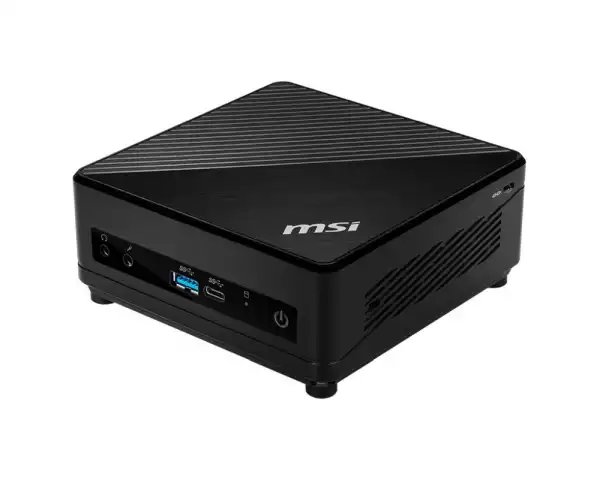 Настолен Компютър MSI CUBI 5 10M-063EU, Intel Core i5-10210U, 1.60 GHz, RAM 8GB (1x8), 2x DDR4 2666MHz SO-DIMMs, up to 64GB, SSD M.2 PCIE 512GB, 802.11 AX, BT 5, Windows 10 Home, 65W, 124 X 124 X 53.7 mm, 0.55 kg, Black