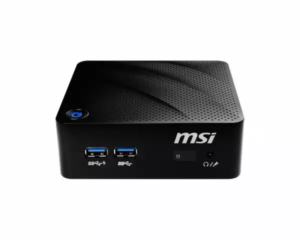 Настолен Компютър MSI CUBI N 8GL-002BEU, Barebone Mini-PC, Intel Gemini Lake Pentium N5000 (1.1GHz, up to 2.7GHz), without RAM (0GB), 1x DDR4 SO-DIMM, NO SSD, NO HDD, Gigabit LAN, WiFi 802.11 AC, BT 4.2, NO OS, 40 W, Black