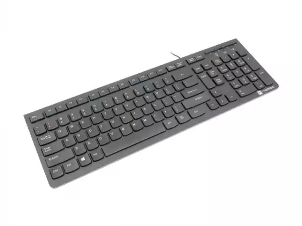 Natec Keyboard Discus 2 SLIM US Layout Black