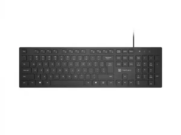 Natec Keyboard Herring US, Black, Slim Natec Keyboard Herring US, Black, Slim