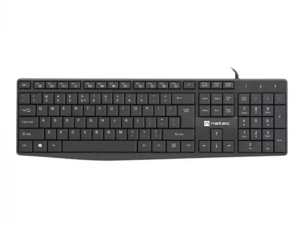 Natec Keyboard Nautilus SLIM US Layout Black Natec Keyboard Nautilus SLIM US Layout Black