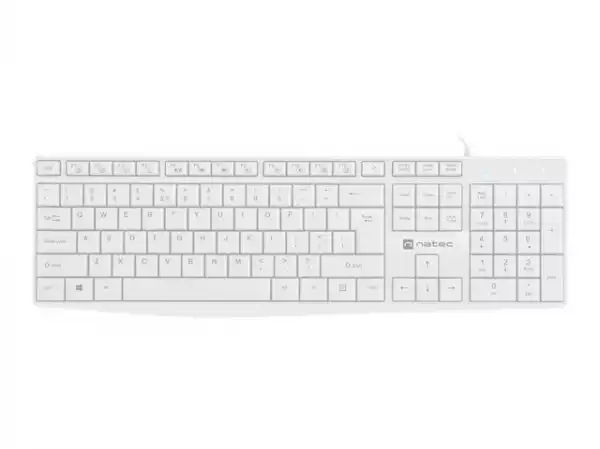 Natec Keyboard Nautilus US Layout White