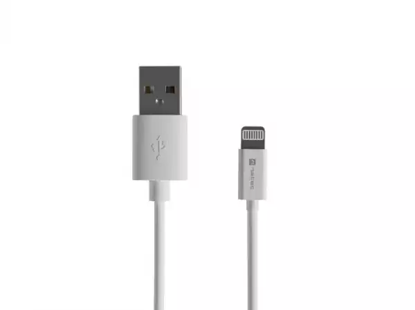 Natec Lightning(M) -> USB-A(M) cable 2m MFI Prati White
