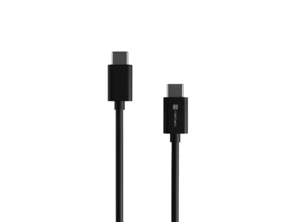 Natec USB-C(M) -> USB-C (M) 2.0 cable 1m pd 100w Black