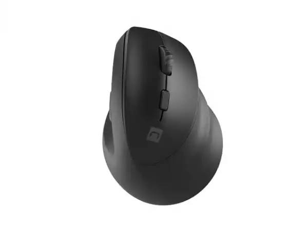 Natec Vertical Mouse Crake 2  BLUETOOTH 5.2 + 2.4GHZ BLACK 2400dpi, Right handed, black
