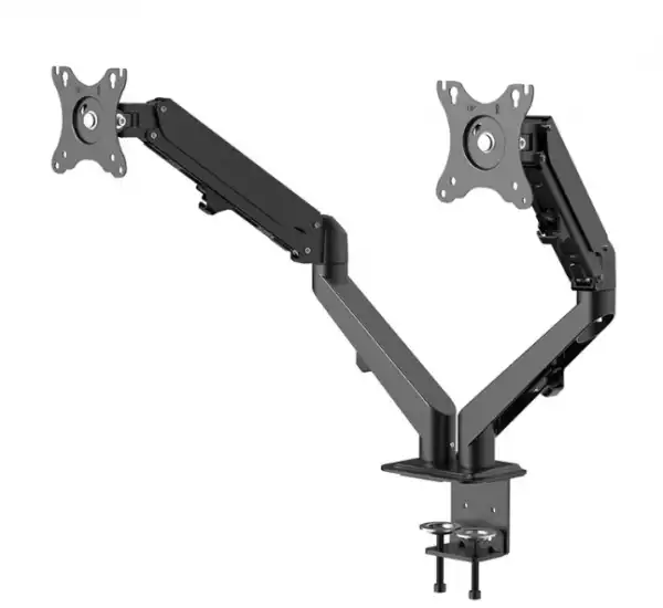 Neomounts Gas Spring Mount (clamp/grommet) for 2 Monitor Screens