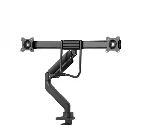 Neomounts Screen Desk Mount 2 screens (topfix clamp & grommet) for 2 Monitor Screens, Black