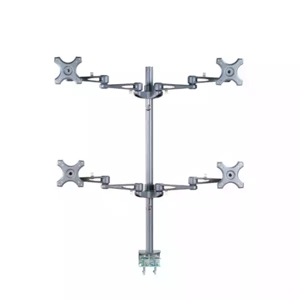 Neomounts Flat Screen Desk Mount (clamp) for 4 Monitor Screens