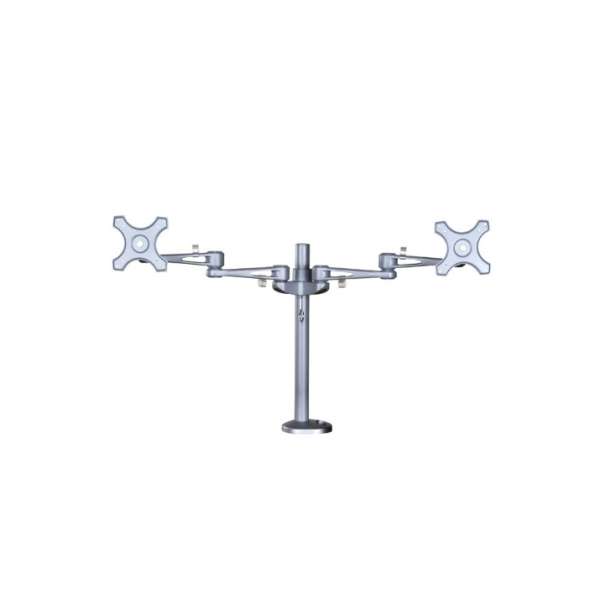 Neomounts Flat Screen Desk Mount (grommet) for 2 Monitor Screens