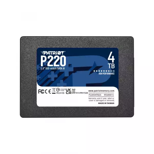 Patriot P220 4TB SATA3 2.5 Patriot P220 4TB SATA3 2.5
