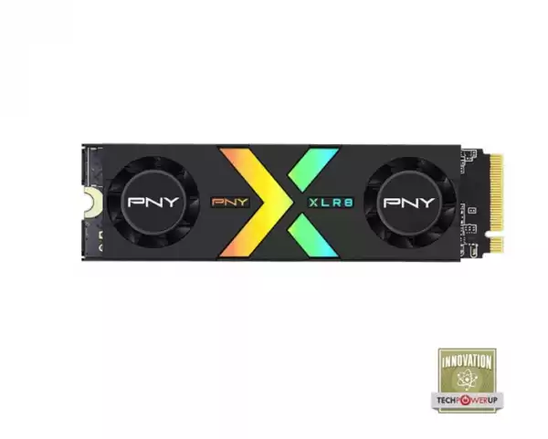 PNY SSD CS3150 M.2 GEN5 1TB Black Heatsink RGB