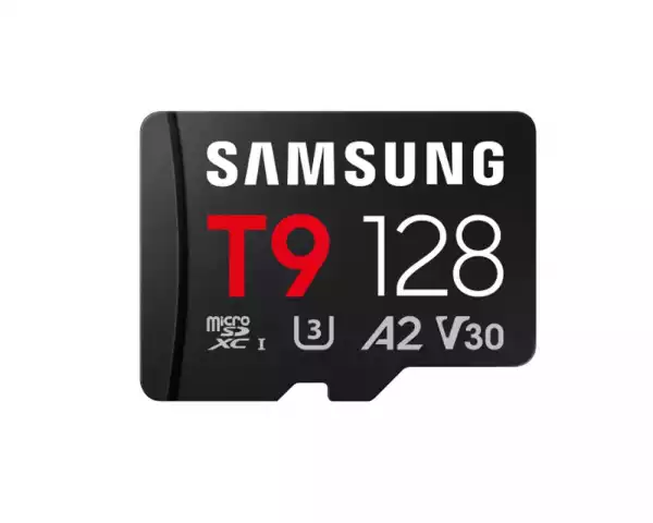 Samsung 128GB micro SD Card T9 UHS-I Read 200MB/s - Write 130MB/s Class 10 U3 V30 A2 with USB Reader