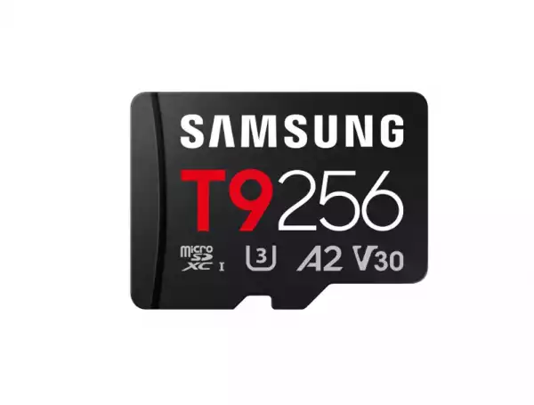 Samsung 256GB micro SD Card T9 UHS-I Read 200MB/s - Write 130MB/s Class 10 U3 V30 A2