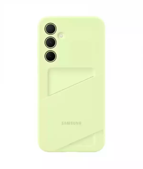 Samsung A35 Card Slot Case Lime