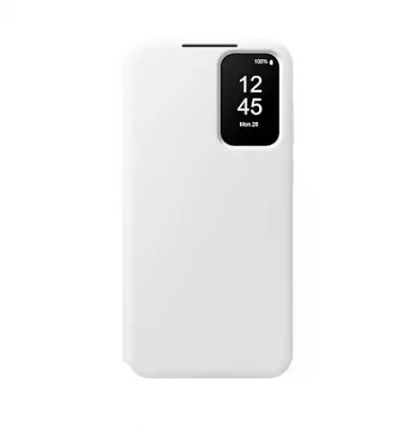 Samsung A55 Smart View Wallet Case White