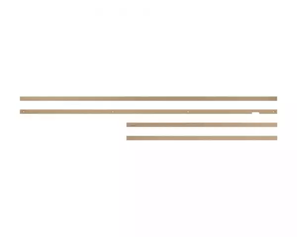 Samsung Frame Customisable Modern Teak Bezel for The Frame 55" TV