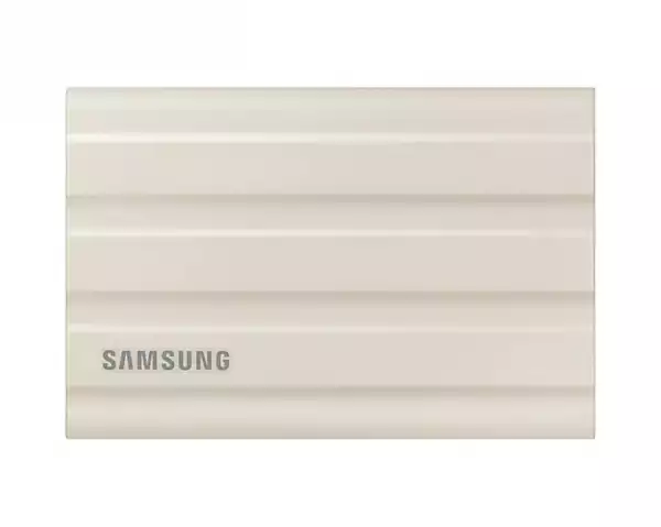 SAMSUNG Portable SSD T7 Shield 2TB USB 3.2 Gen 2 + IPS 65 beige