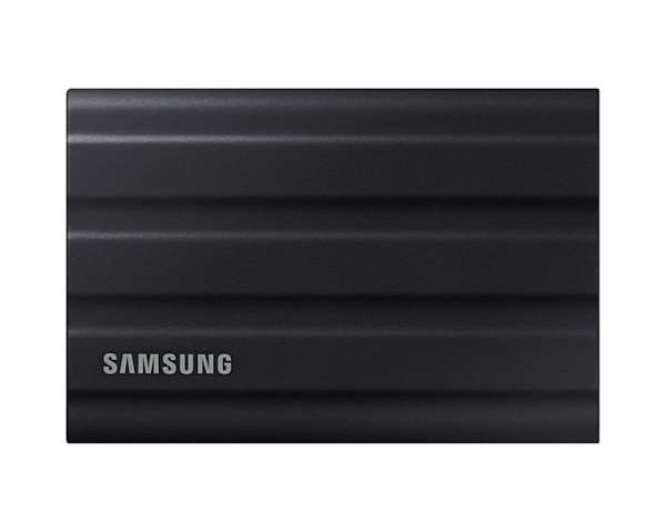 Samsung Portable NVME SSD T7 Shield 1TB , USB 3.2 Gen2, Rugged, IP65, Read 1050 MB/s Write 1000 MB/s, Black