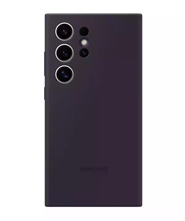 Samsung S24 Ultra Silicone Case Dark Violet