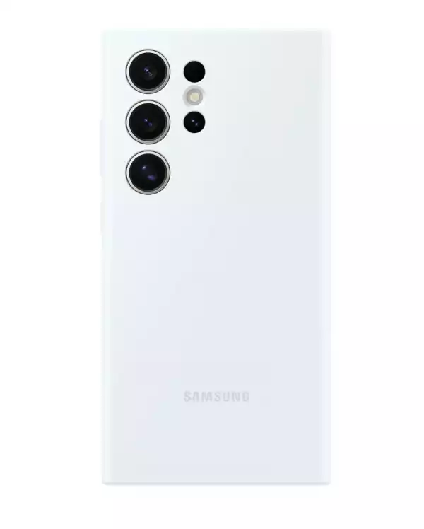 Samsung S24 Ultra Silicone Case White