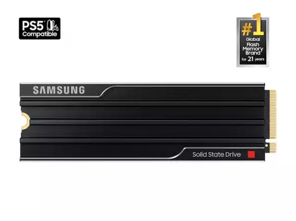 Samsung SSD 9100 PRO 1TB Heatsink PCIe 5.0 NVMe 2.0 M.2  Read 14700 MB/s Write 13300 MB/s