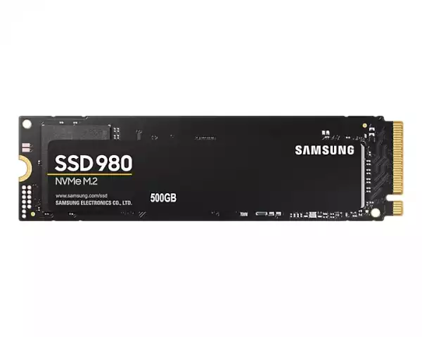 SAMSUNG 980 SSD 500GB M.2 NVMe PCIe 3.0 3.100 MB/s read 2.600MB/s write