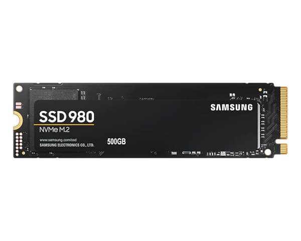 Samsung SSD 980 500GB PCIe 3.0 NVMe 1.4 M.2 V-NAND 3-bit MLC, Pablo Controller, 256-bit Encryption, Read 3100 MB/s Write 2600 MB/s
