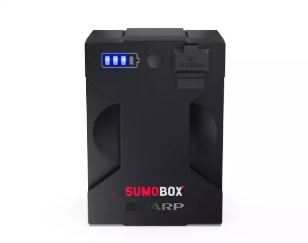 Sharp Accessories CP-LSBP1, SUMOBOX: BATTERY PACK AND CHARGER, Rated capacity: 14.8V 5.0Ah 74Wh, Charging: 18.0V 2.0A 36.0W, Battery Charge Time (h)4, Black