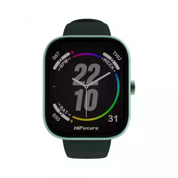 Смартчасовник HiFuture Lume Pro Dark Green1, 85 " AMOLED, Always on Display, Powered by Dual Core, Aerospace-Grade Ultra Light Aluminum Frame, Bluetooth Call, 3D User Interface, 1ATM Waterproof, 24/7 True Heart Rate & Blood Oxygen Sensor, 100+Sports Mode, Up to 7 days Смартчасовник HiFuture Lume Pro Dark Green1, 85 " AMOLED, Always on Display, Powered by Dual Core, Aerospace-Grade Ultra Light Aluminum Frame, Bluetooth Call, 3D User Interface, 1ATM Waterproof, 24/7 True Heart Rate & Blood Oxygen Sensor, 100+Sports Mode, Up to 7 days